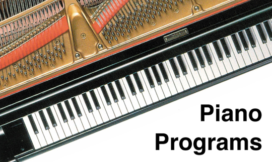 piano programs