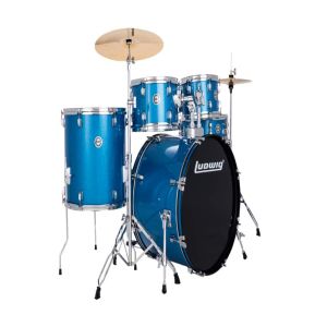 LUDWIG ACCENT Fuse 5-piece Drum Kit 20/14/12/10/sd With Hardware & Wuhan Cymbals