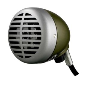 SHURE 520DX | Harmonica Microphone | Green Bullet