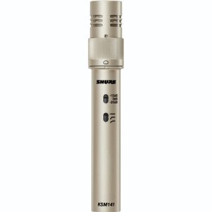 SHURE KSM141/SL-STEREO | Dual-pattern Instrument Microphone | Pair