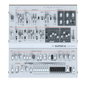 UDO AUDIO SUPER 6 | Desktop White | 12-voice Analog-hybrid Synthesizer