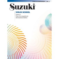 SUZUKI VIOLIN School Volume 1 Piano Accompaniment International Edition