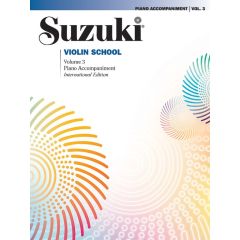 SUZUKI VIOLIN School Volume 3 Piano Accompaniment International Edition