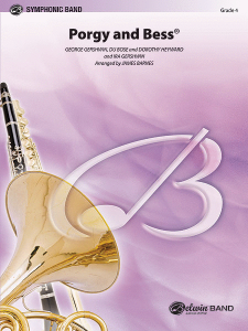 ALFRED PORGY & Bess Medley Pop Symphonic Band Score & Parts Arr. By James Barnes