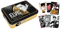 AQUARIUS ELVIS Presley 2-deck Play Card Gift Tin