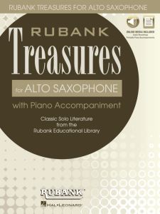 RUBANK RUBANK Treasures For Alto Saxophone Book With Online Audio