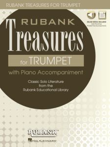 RUBANK RUBANK Treasures For Trumpet Book With Online Audio