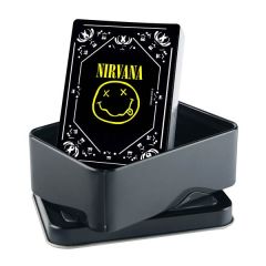 AQUARIUS NIRVANA Smiley Logo Single Deck Playing Cards