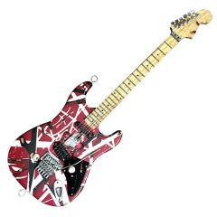 AXE HEAVEN FRANKENSTEIN Miniature Replica Guitar (eddie Van Halen)