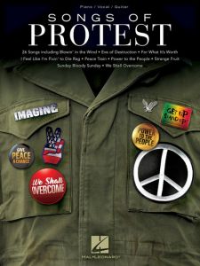 HAL LEONARD SONGS Of Protest For Piano/vocal/guitar