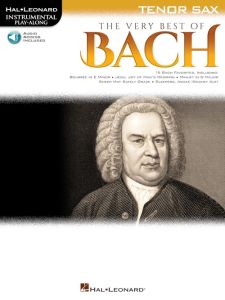 HAL LEONARD THE Very Best Of Bach Instrumental Play-along For Tenor Sax