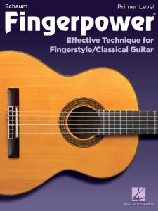 SCHAUM PUBLICATIONS FINGERPOWER Primer Level Effective Technique For Fingerstyle/classical Guitar