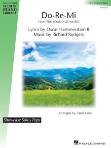 HAL LEONARD DO-RE-MI From The Sound Of Music Hlspl Showcase Solos Pops For Piano Solo