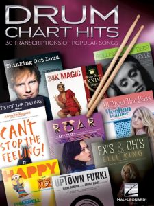 HAL LEONARD DRUM Chart Hits 30 Transcriptions Of Popular Songs