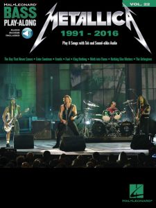 HAL LEONARD BASS Play-along Vol.22 Metallica 1991-2016