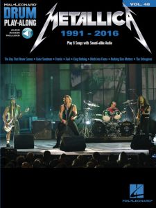 HAL LEONARD METALLICA:1991-2016 Drum Play-along Volume 48