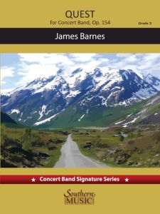 SOUTHERN MUSIC CO. QUEST Concert Band Level 3 Score & Parts By James Barnes