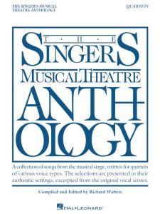 HAL LEONARD SINGER'S Musical Theatre Anthology Quartets Book Only