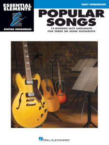 HAL LEONARD POPULAR Songs Essential Elements Guitar Ensembles