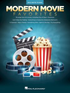HAL LEONARD MODERN Movie Favorites For Big Note Piano