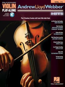 HAL LEONARD ANDREW Lloyd Webber Hits Violin Play-along Volume 71 With Audio Access