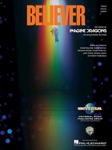 UNIVERSAL MUSIC PUB. BELIEVER Sheet Music For Piano/vocal/guitar Recorded By Imagine Dragons