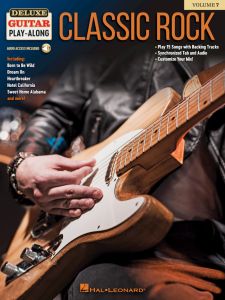 HAL LEONARD DELUXE Guitar Play-along Volume 7 Classic Rock For Guitar