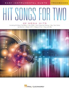 HAL LEONARD EASY Instrumental Duets Hit Songs For Two Trombone