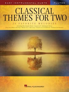 HAL LEONARD EASY Instrumental Duets Classical Themes For Two Flutes