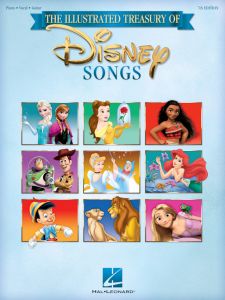 HAL LEONARD THE Illustrated Treasury Of Disney Songs For Piano/vocal/guitar