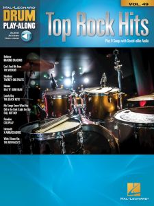 HAL LEONARD DRUM Play-along Volume 49 Top Rock Hits With Audio Access