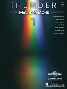 UNIVERSAL MUSIC PUB. THUNDER Sheet Music Recorded By Imagine Dragons For Piano/vocal/guitar