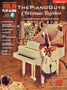 HAL LEONARD THE Piano Guys Christmas Together Violin Play-along Volume 74