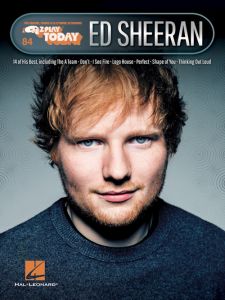 HAL LEONARD ED Sheeran Ezplay Today Volume 84 For Organs/pianos/electric Keyboards