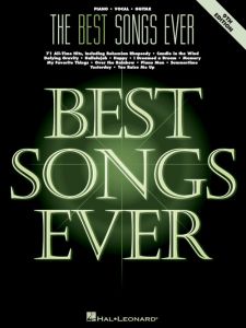 HAL LEONARD THE Best Songs Ever 9th Edition For Piano/vocal/guitar