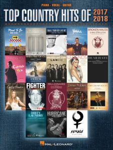 HAL LEONARD TOP Country Hits Of 2017 - 2018 For Piano/vocal/guitar