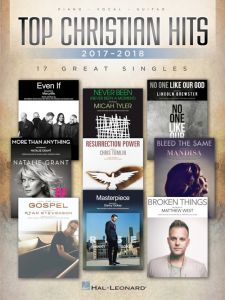 HAL LEONARD TOP Christian Hits Of 2017-2018 For Piano/vocal/guitar