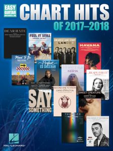 HAL LEONARD CHART Hits Of 2017 - 2018 For Easy Guitar