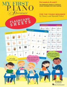 FABER MY First Piano Adventure Flashcard Sheets For The Young Beginner