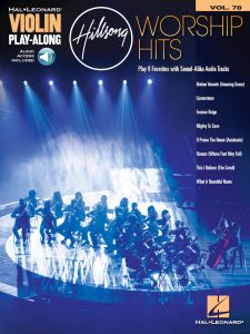 HAL LEONARD HILLSONG Worship Hits Violin Play-along Volume 78 W/audio Access