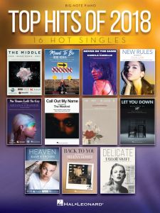HAL LEONARD TOP Hits Of 2018 For Big-note Piano