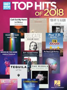 HAL LEONARD TOP Hits Of 2018 For Easy Guitar