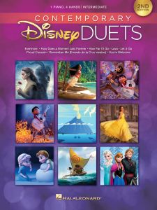 HAL LEONARD CONTEMPORARY Disney Duets For Intermediate 1 Piano 4 Hands 2nd Edition