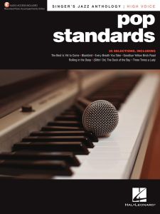 HAL LEONARD POP Standards Singer's Jazz Anthology High Voice