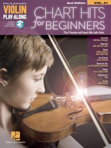 HAL LEONARD CHART Hits For Beginners Violin Play-along Volume 51 For Violin