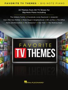 HAL LEONARD FAVORITE Tv Themes For Big-note Piano