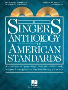 HAL LEONARD THE Singer's Anthology Of American Standards Mezzo-soprano Accompaniment Cds