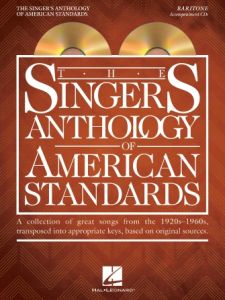 HAL LEONARD THE Singer's Anthology Of American Standards Baritone Accompaniment Cds