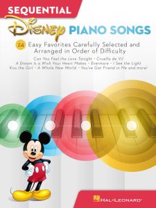 HAL LEONARD SEQUENTIAL Disney Piano Songs For Piano Solo