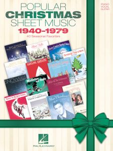 HAL LEONARD POPULAR Christmas Sheet Music 1940-1979 For Piano/vocal/guitar